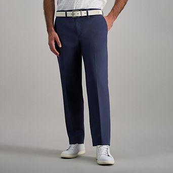 Men's Haggar® Wrinkle Free Performance Khaki Straight Fit Flat Front Pant