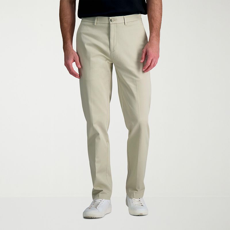 UPC 019783479002 product image for Men's Haggar® Wrinkle Free Performance Khaki Straight Fit Flat Front Pant, Size: | upcitemdb.com