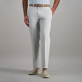 Men's Haggar® Wrinkle Free Performance Khaki Straight Fit Flat Front Pant