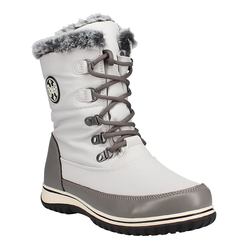 Totes Avery Women s Winter Boots Color Gray Size 7.5