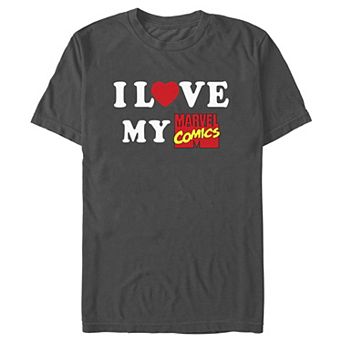 Men's The Avengers I Love My Marvel Comics Graphic Tee