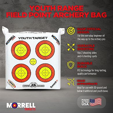 Morrell Lightweight Portable Youth Range Nasp Field Point Archery Bag Target