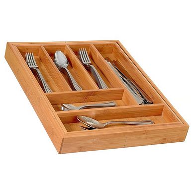 Expandable Cutlery Kitchen Utensils and Flatware Drawer Divider - Drawer Utensils Organizer