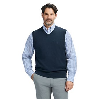 Men's IZOD Premium Essentials Solid V-Neck 12-Gauge Sweater Vest
