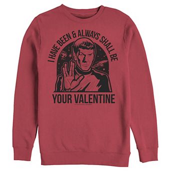Men's Star Trek Spock Your Valentine Graphic Fleece