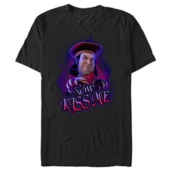 Men's Shrek Lord Farquaad Now Kiss Me Graphic Tee