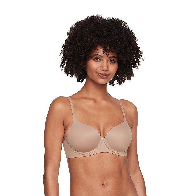 Warners Cloud 9® Easy Size™ Underwire T-Shirt Bra RA1051A, Women's, Size: Large, Toasted Brown