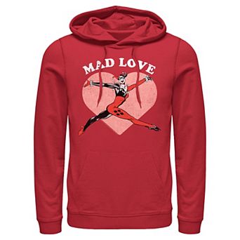 Men's Batman Harley Quinn Mad Love Graphic Hoodie