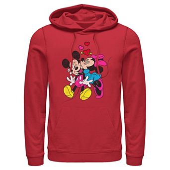 Disney's Mickey Mouse And Minnie Love Men's Graphic Hoodie