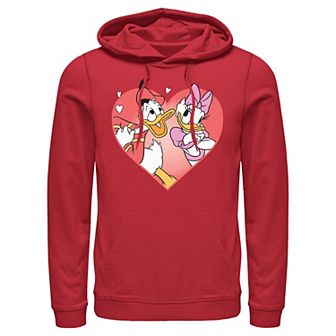 Disney's Donald Duck And Daisy Love Men's Graphic Hoodie