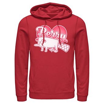 Disney's Phineas And Ferb Valentine's Day Perry Heart Men's Graphic Hoodie
