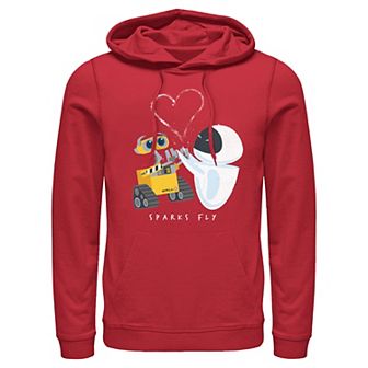 Disney / Pixar's Wall E Sparks Fly Men's Graphic Hoodie