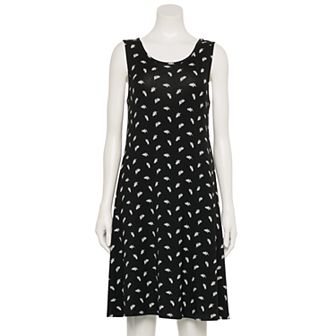 Petite Croft & Barrow® Sleeveless Tank Swing Dress
