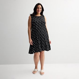 Plus Size Croft & Barrow® Sleeveless Tank Swing Dress