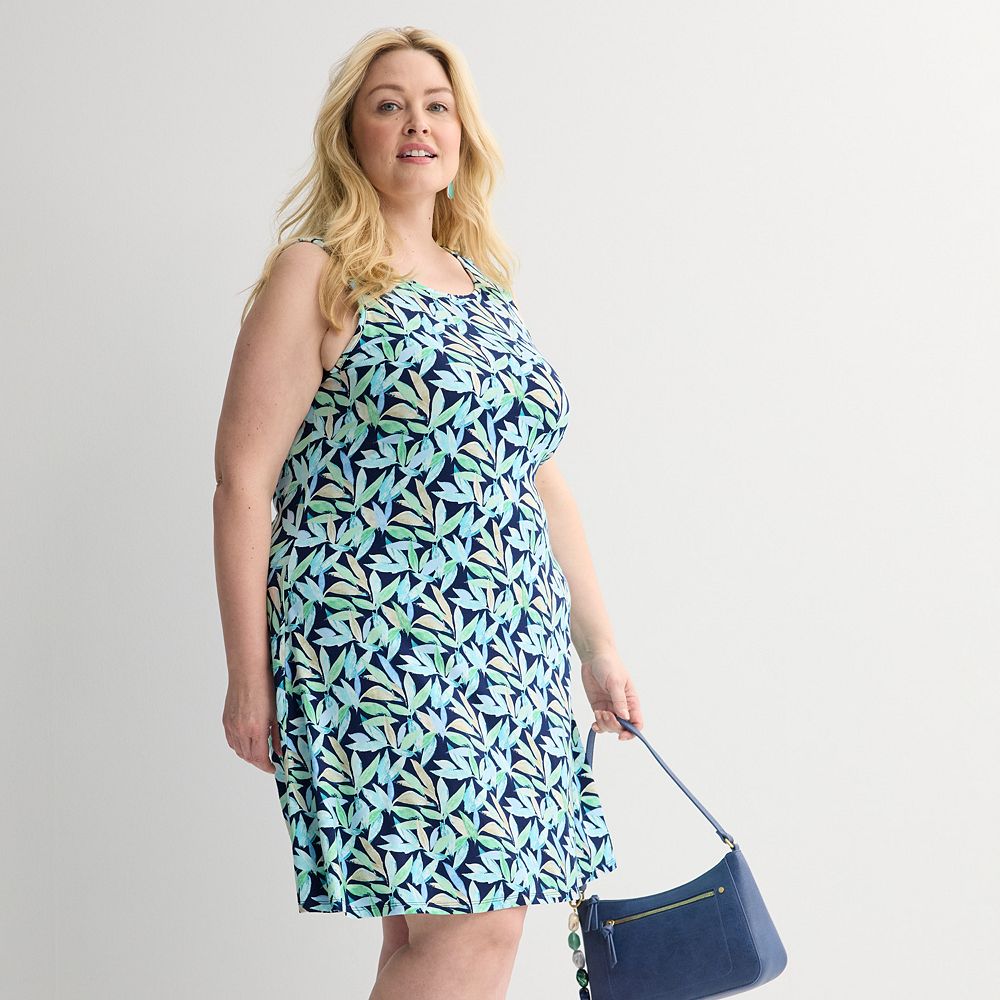 plus size tank dress L I V D Women's Mellie Dress, Black, 3X 3 Match Plus Size Basic Tank Rib
