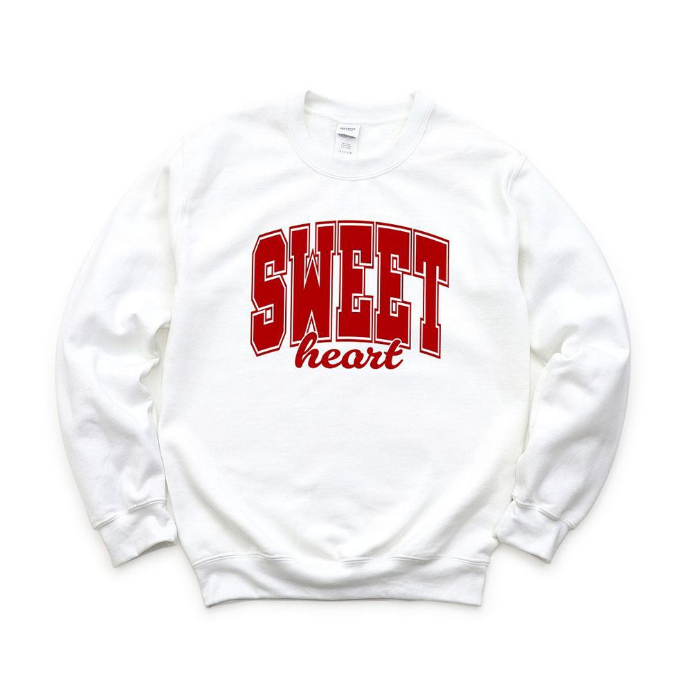 Soft Hearts Sweatshirt (Brown) main image 1