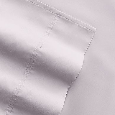 Urban Loft's Cotton Sateen Solid Sheet Set 300 Thread Count Long Staple Cotton