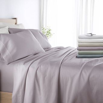 Urban Loft's Cotton Sateen Solid Sheet Set 300 Thread Count Long Staple Cotton