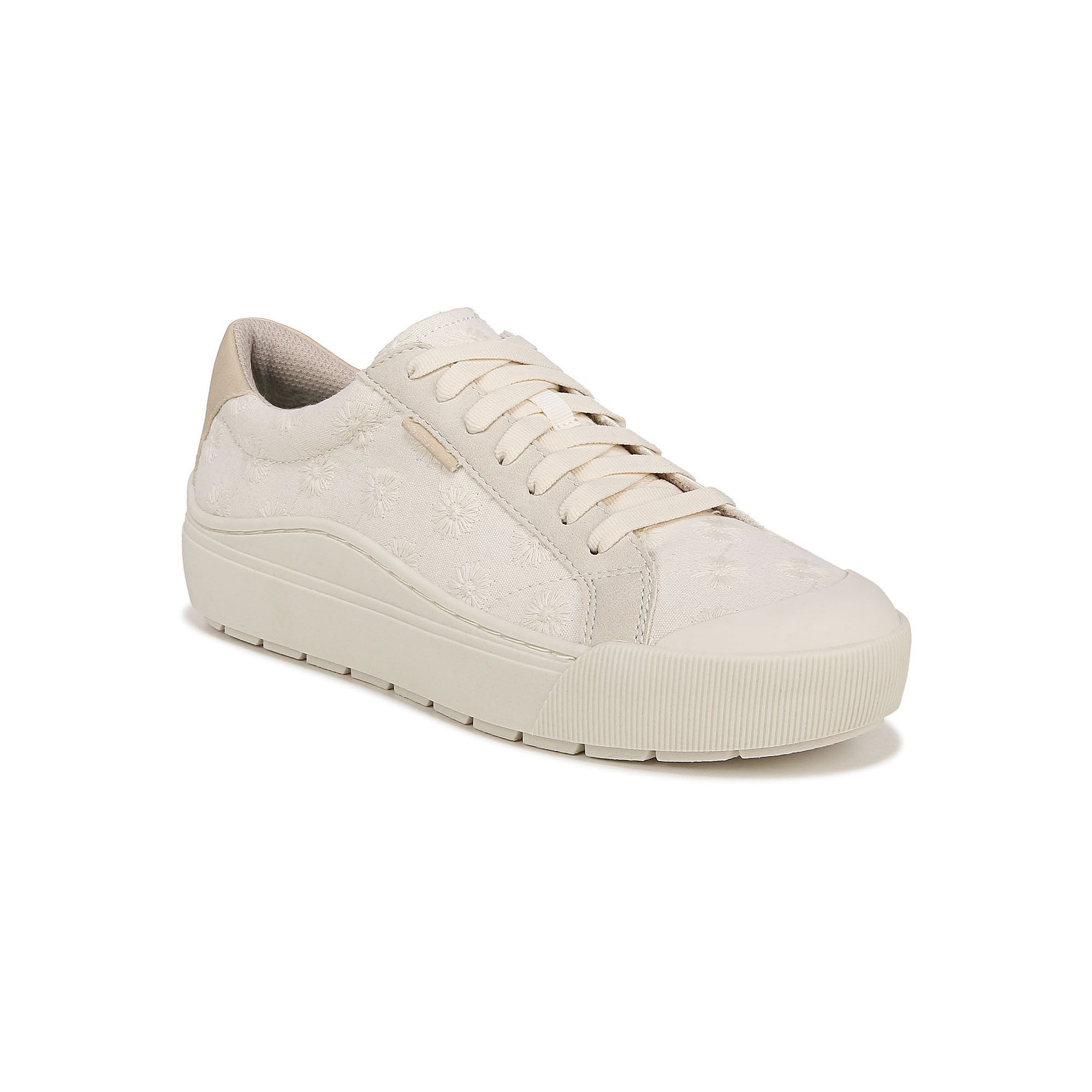Dr. Scholls Time Off Womens Platform Sneakers, Size: 6, Off White
