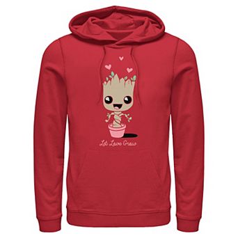 Marvel's Groot Let Love Grow Men's Graphic Hoodie