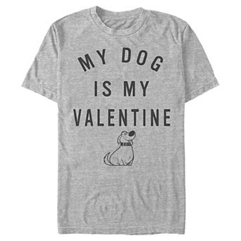 Disney's Up My Dog Is My Valentine Men's Graphic Tee