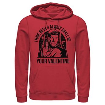 Men's Star Trek Spock Your Valentine Graphic Hoodie