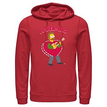 Men's The Simpsons Ned Flanders Lover-Ino Graphic Hoodie