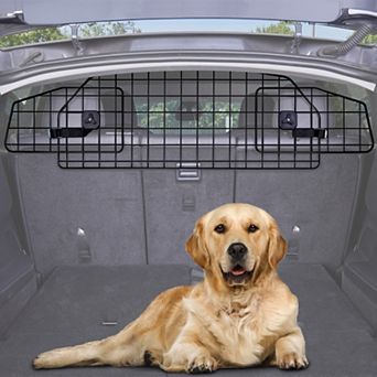 Pawple Dog Car Barrier Compatible With Tesla® Model Y® Adjustable Car Barrier For Dogs