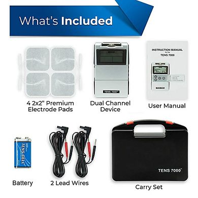 TENS 7000 2nd Edition Digital TENS Unit with Accessories