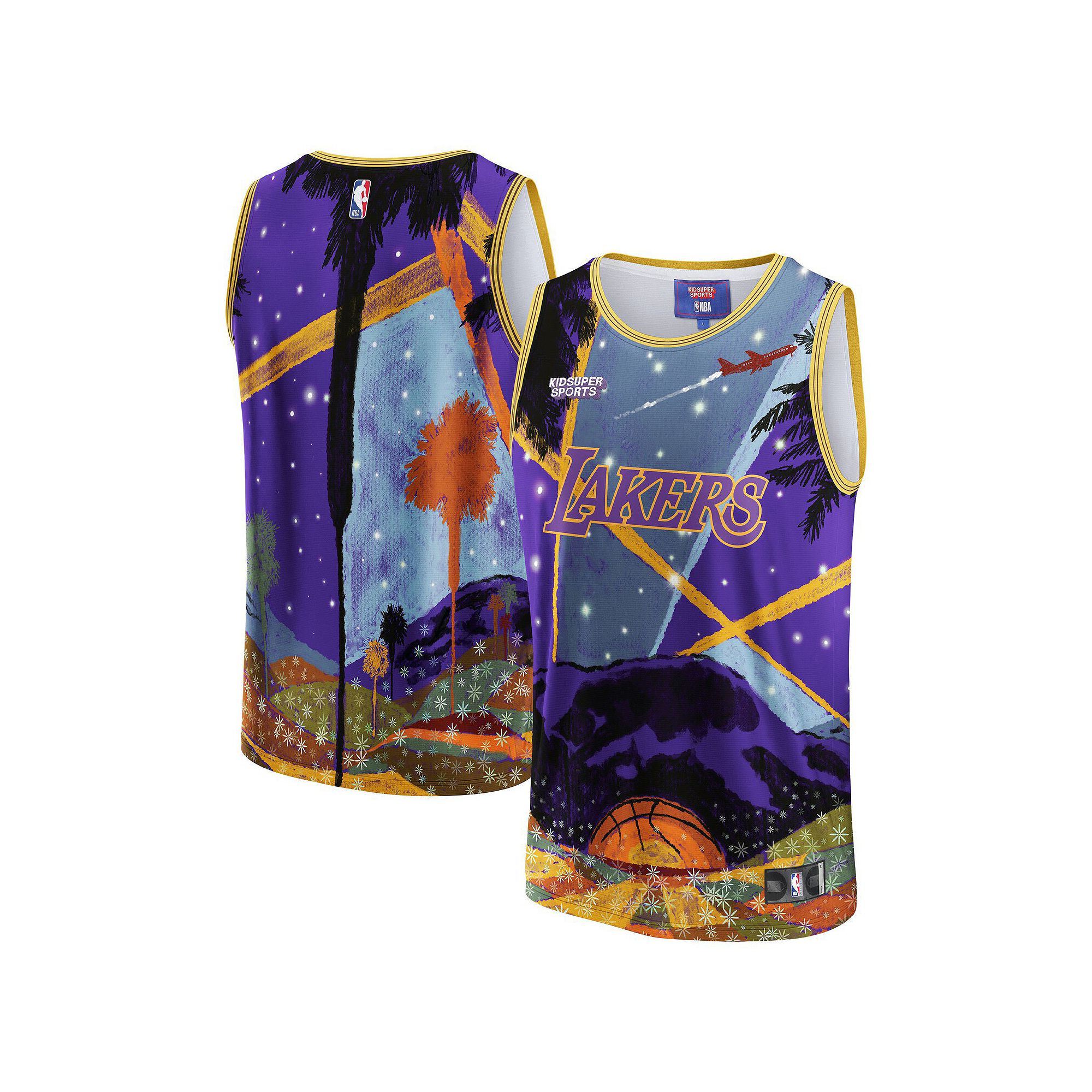 Unisex NBA & KidSuper Studios by Fanatics Purple Los Angeles Lakers Hometow