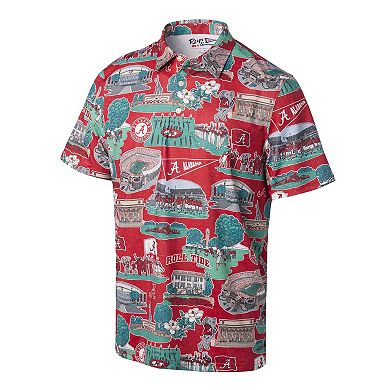 Men's Reyn Spooner Crimson Alabama Crimson Tide Scenic Polo