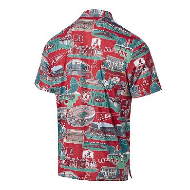 Men's Reyn Spooner Crimson Alabama Crimson Tide Scenic Polo