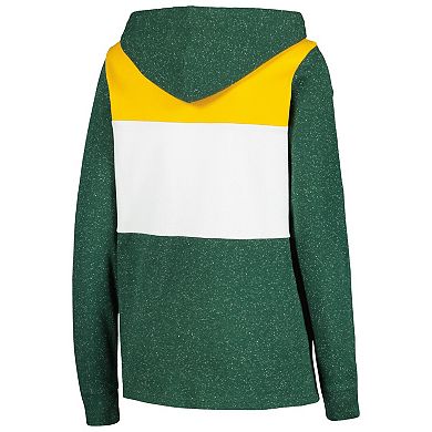 Women's Antigua Green Green Bay Packers Wicket Pullover Hoodie