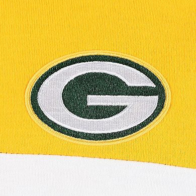 Women's Antigua Green Green Bay Packers Wicket Pullover Hoodie