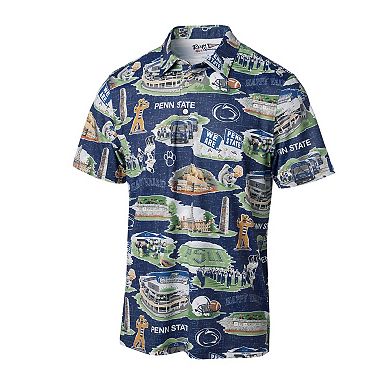 Men's Reyn Spooner Navy Penn State Nittany Lions Scenic Polo