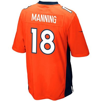 Youth Denver Broncos Peyton Manning Nike Orange Team Color Game Jersey