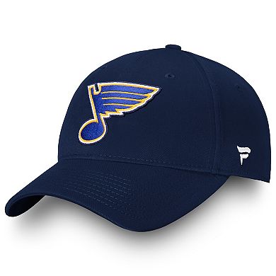 Men's Fanatics Branded Navy St. Louis Blues Core Adjustable Hat