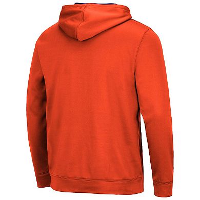 Men's Colosseum Orange Clemson Tigers ResistanceÂ Pullover Hoodie