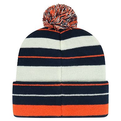 Women's '47 Navy Denver Broncos Powerline Cuffed Knit Hat with Pom