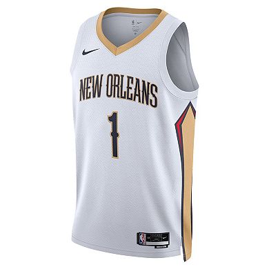 Unisex Nike Zion Williamson White New Orleans Pelicans Swingman Jersey - Association Edition