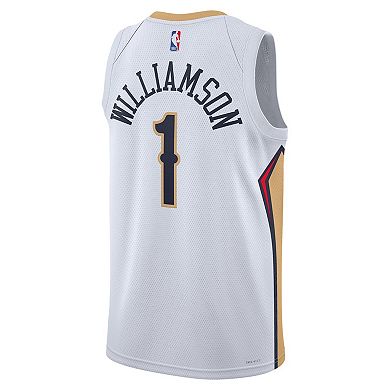 Unisex Nike Zion Williamson White New Orleans Pelicans Swingman Jersey - Association Edition