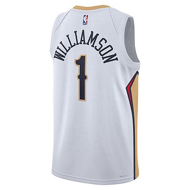 Unisex Nike Zion Williamson White New Orleans Pelicans Swingman Jersey - Association Edition