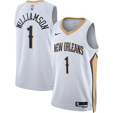 Unisex Nike Zion Williamson White New Orleans Pelicans Swingman Jersey - Association Edition