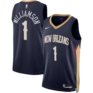 Unisex Nike Zion Williamson Navy New Orleans Pelicans Swingman Jersey - Icon Edition