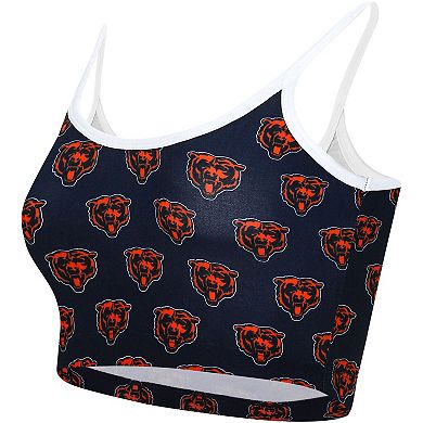 Women's Concepts Sport Navy Chicago Bears Gauge Lounge Bralette