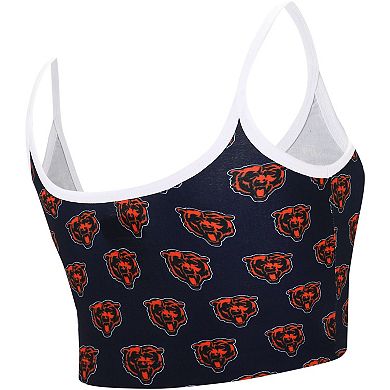 Women's Concepts Sport Navy Chicago Bears Gauge Lounge Bralette