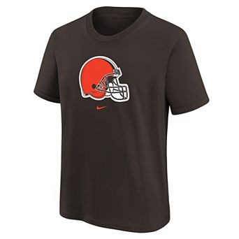Preschool Nike Brown Cleveland Browns Team Wordmark T-Shirt