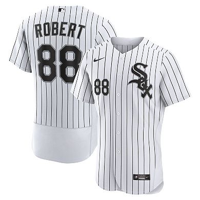 Men's Nike Luis Robert White/Black Chicago White Sox Home Authentic Player Jersey
