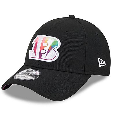 Men's New Era Black Cincinnati Bengals 2023 NFL Crucial Catch 9FORTY Adjustable Hat