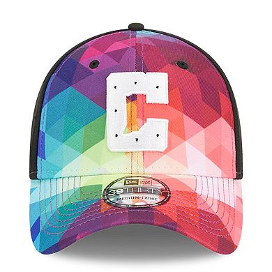 Men's New Era Pink Indianapolis Colts 2023 NFL Crucial Catch 39THIRTY Flex Hat